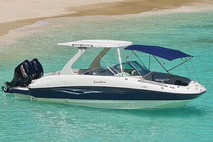 Rental Motorboat Sensation boat and living ltd Sensation 2600 Deck Seychelles
