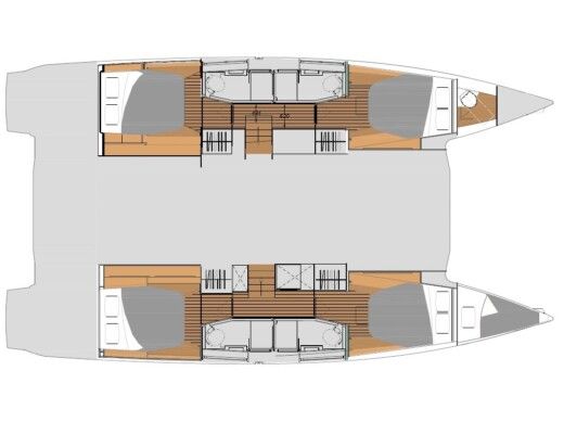 Catamaran Elba Elba 45 Quatour boat plan