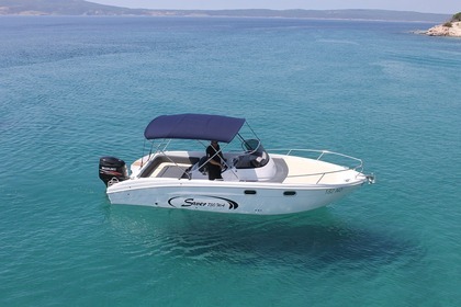 Hire Motorboat SAVER 750 WALKAROUND Novi Vinodolski