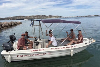 Hire Boat without licence  Man Open 550 Paros