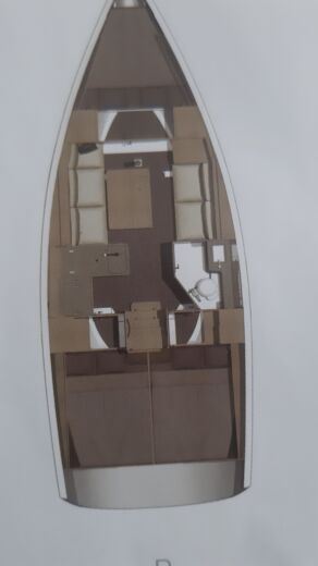 Sailboat Dufour DUFOUR 350 GRAN LARGE Planimetria della barca