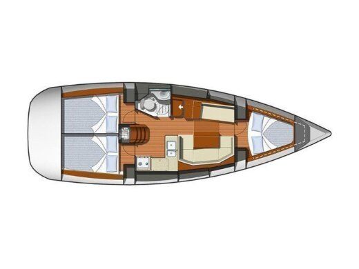 Sailboat Jeanneau Sun Odyssey 36i Boat design plan