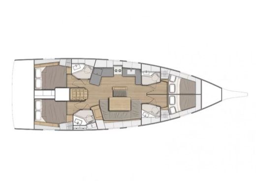 Sailboat Beneteau Oceanis 46.1 Boat design plan