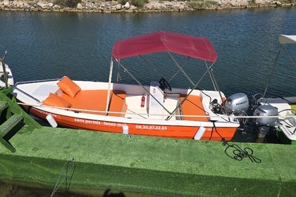 Verhuur Boot zonder vaarbewijs  navalplastica sans permis lancia 450 Carnon Plage