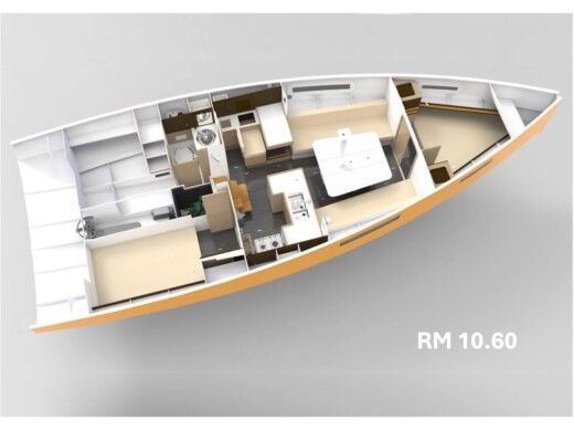 Sailboat  RM 10.60 Boat layout