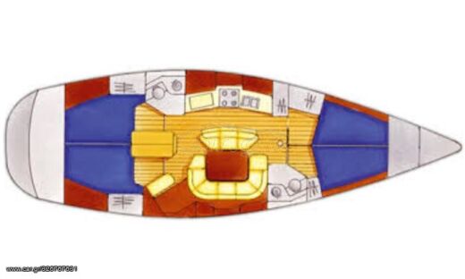 Sailboat Jeanneau Sun Odyssey 45.1 boat plan