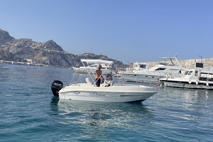 Charter Boat without licence  Tancredi Blue max Taormina