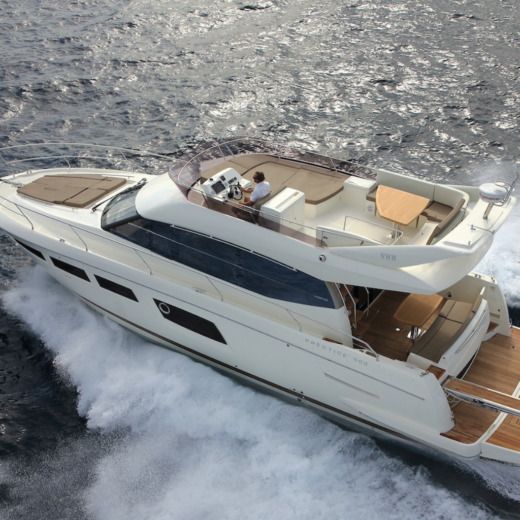 Motorboat JEANNEAU PRESTIGE 500 FLY Plan du bateau