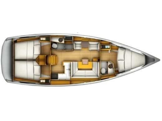 Sailboat  Sun Odyssey 419 boat plan