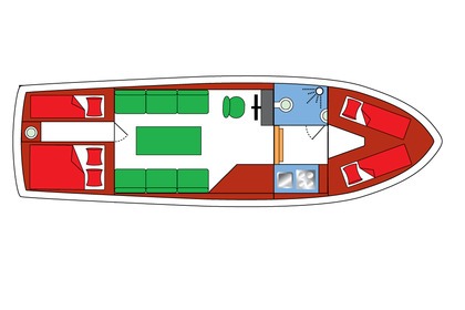 Verhuur Woonboot Palan DL 1100 Woubrugge