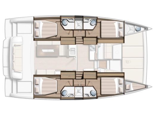 Catamaran  Bali 4.2 - boat plan