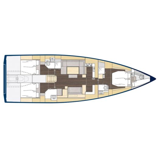 Sailboat Bavaria Bavaria C57 boat plan