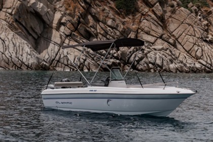 Miete Boot ohne Führerschein  Olympique 490cc Amouliani