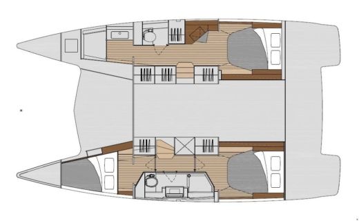 Catamaran Fountaine Pajot Isla 40 Boat design plan