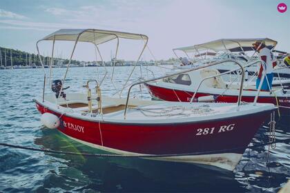 Hire Boat without licence  Custom Built Traditional Croatian Pasara Rogoznica