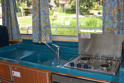 Miete Hausboot Custom 1260 R (Chenillé-Changé) 50cv Chenillé-Changé