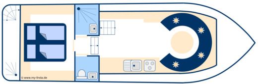 Houseboat Holiday 1000 boat plan