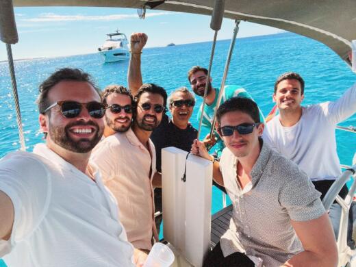 Ibiza Sailboat Elan 434 Impression alt tag text