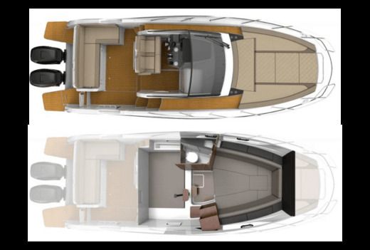 Motorboat Quicksilver sundeck 875 Boat design plan