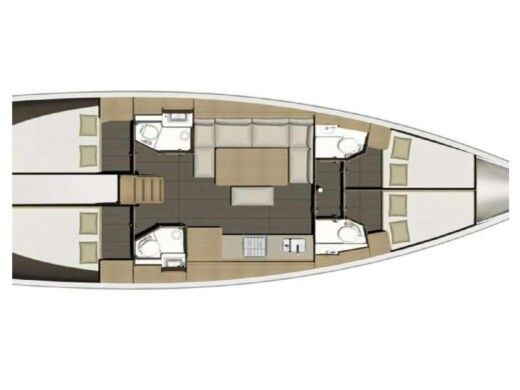 Sailboat DUFOUR 460 GL boat plan