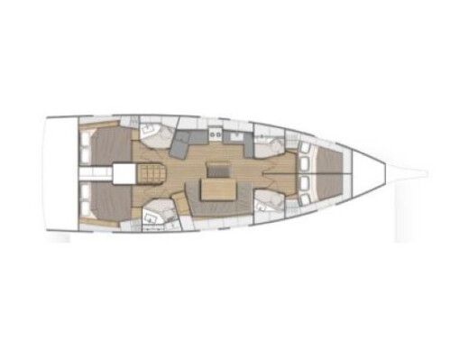 Sailboat Beneteau Oceanis 46.1 Boat design plan