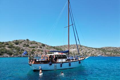 Hire Sailboat Taylor Made Wooden Traditional Motorsailer Agios Nikolaos