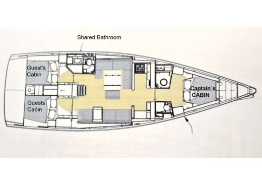 Sailboat Dufour 500 GL Boat design plan