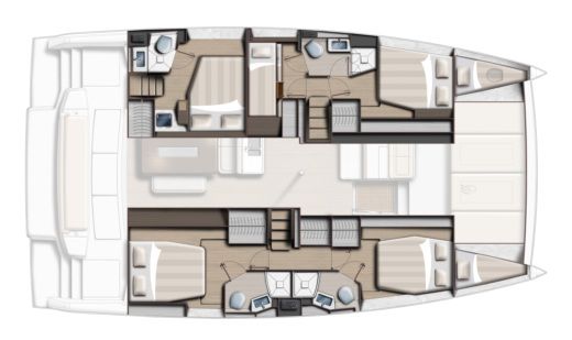 Catamaran Bali - Catana BALI 4.6 Boat design plan