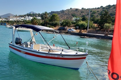 Rental Boat without license  Creta Navis (local builder) 5.0 Elounda