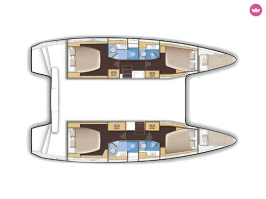 Catamaran Lagoon Lagoon 42 Boat design plan