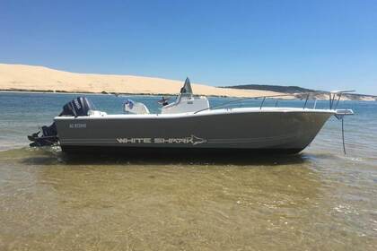Hire Motorboat White Shark 225 Cap Ferret