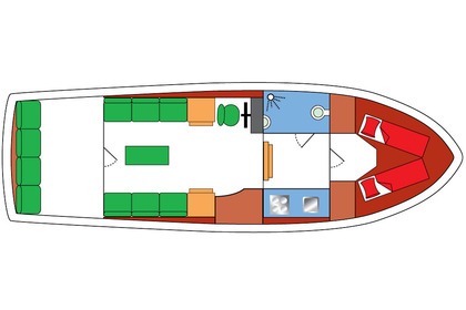Verhuur Motorboot Palan DL 1100 OK Woubrugge