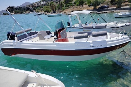 Rental Boat without license  Karel Boats ITHACA 550 Elounda