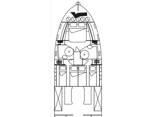 Motorboat  Eminence X6 boat plan