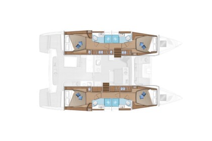 Rental Catamaran Lagoon Lagoon 46 Marigot